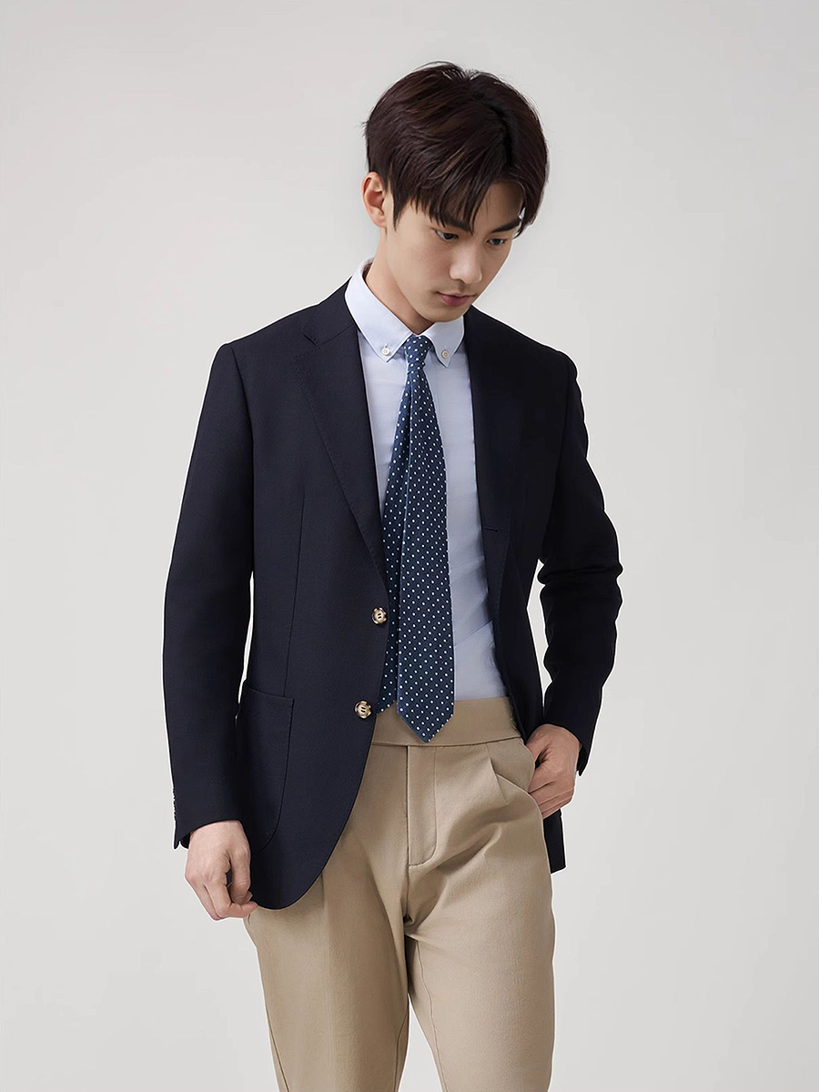 Men's Premium 50% Wool Blazer  - Men'S Formal Wear For Graduation recensione e prezzo