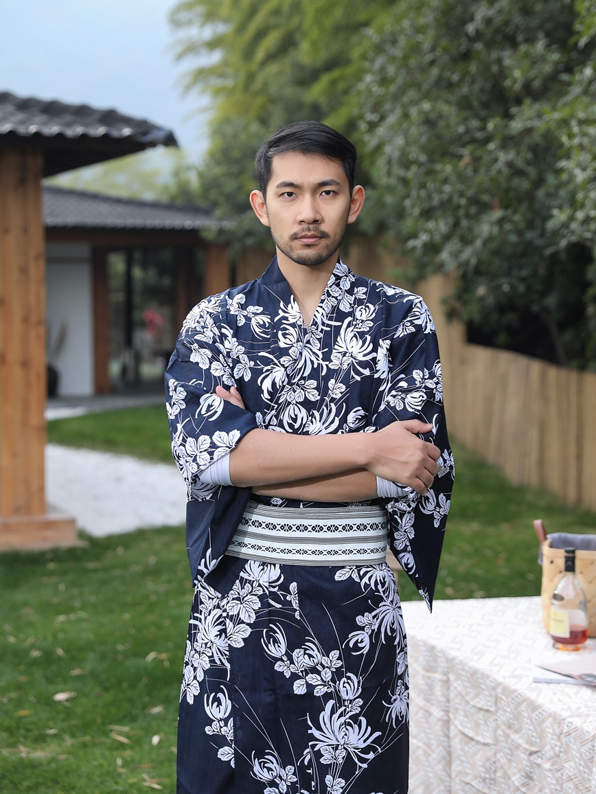 Japanese Kimono With Belt Men' - Men Linen Formal Wear recensione e prezzo