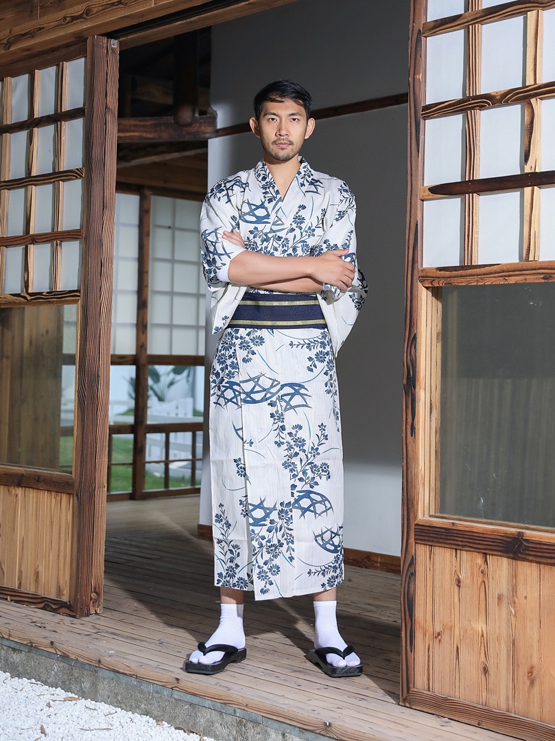 Japanese Kimono With Belt Men' - Men Linen Formal Wear recensione e prezzo