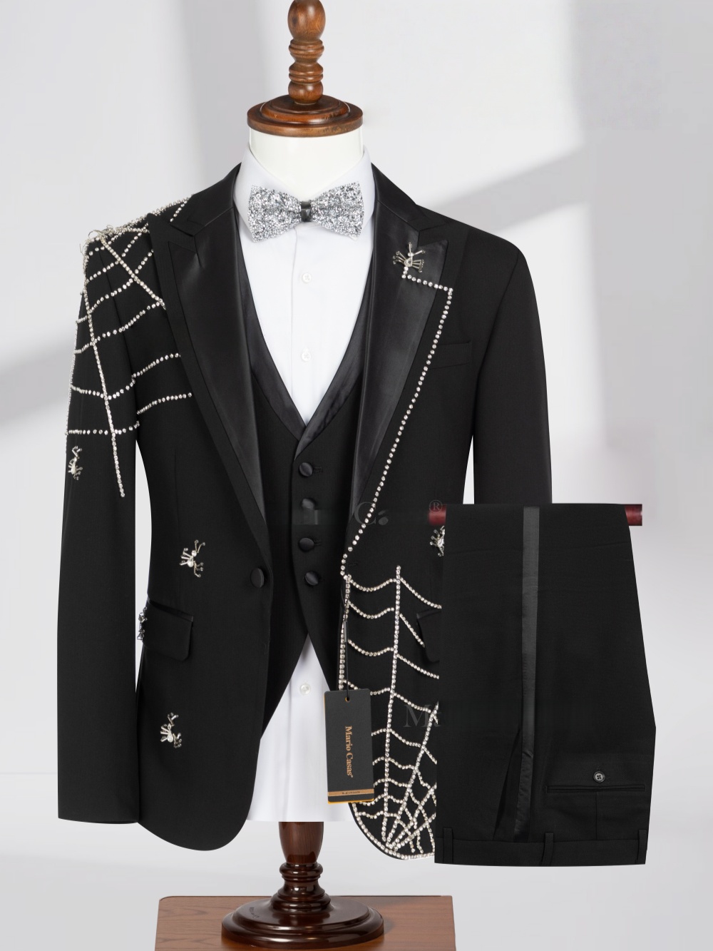Chic Luxury Beaded Men's Suits - Elegant Formal Men'S Wear recensione e prezzo