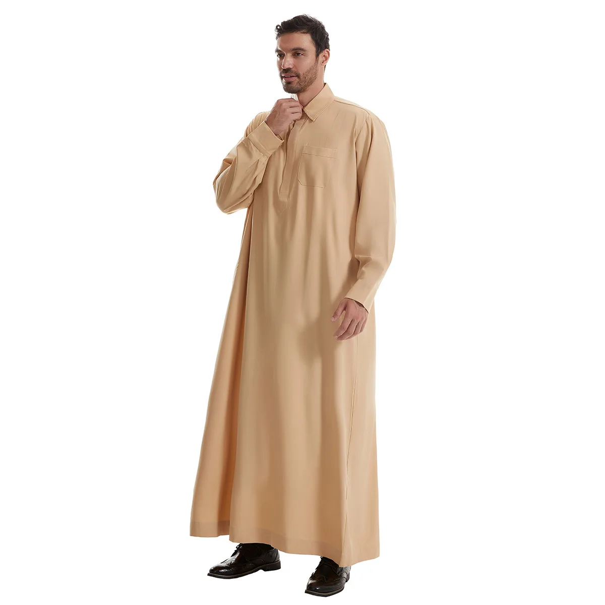 Men Jubba Thobe Mens Long Shir - Arabic Formal Wear Men recensione e prezzo