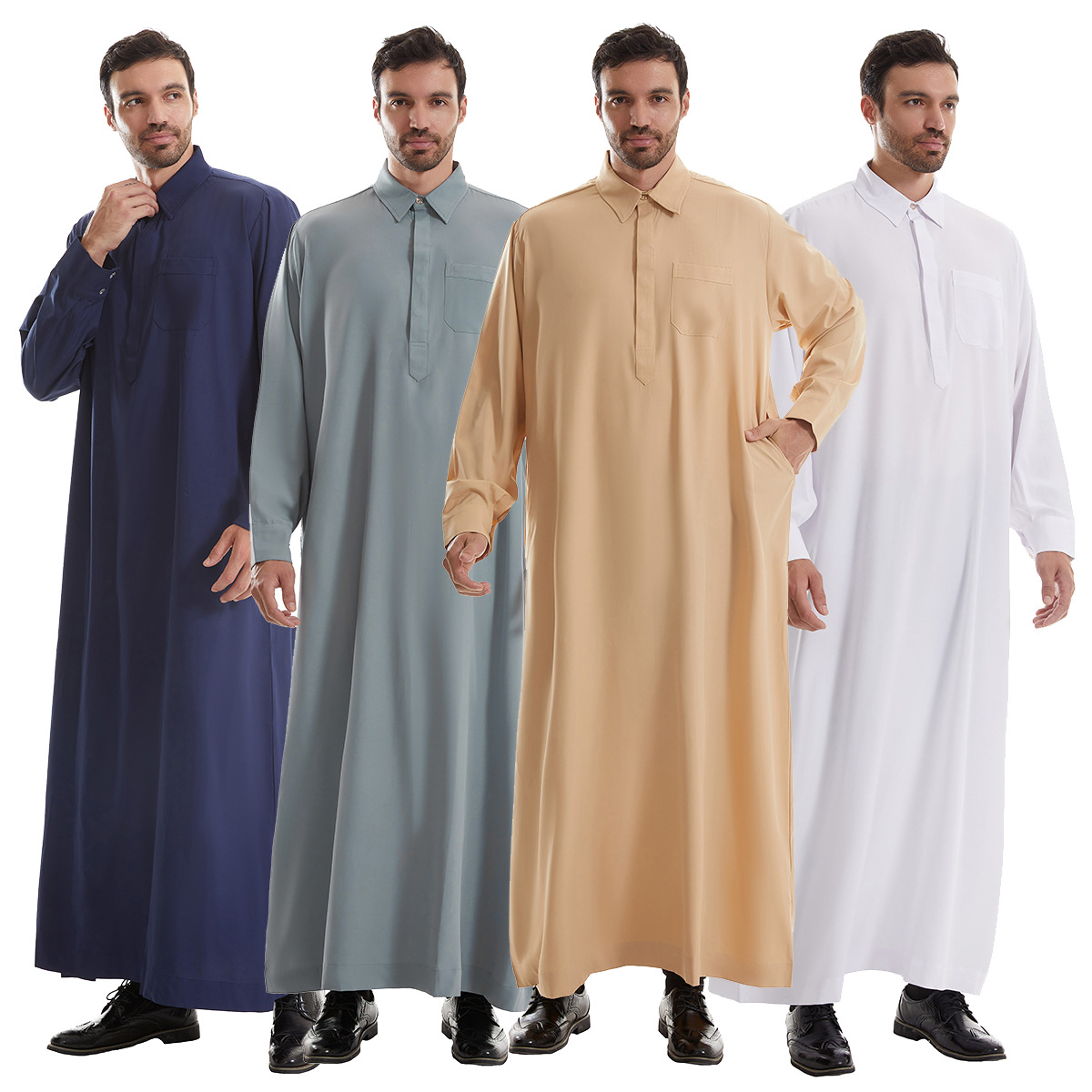Men Jubba Thobe Mens Long Shir - Arabic Formal Wear Men recensione e prezzo