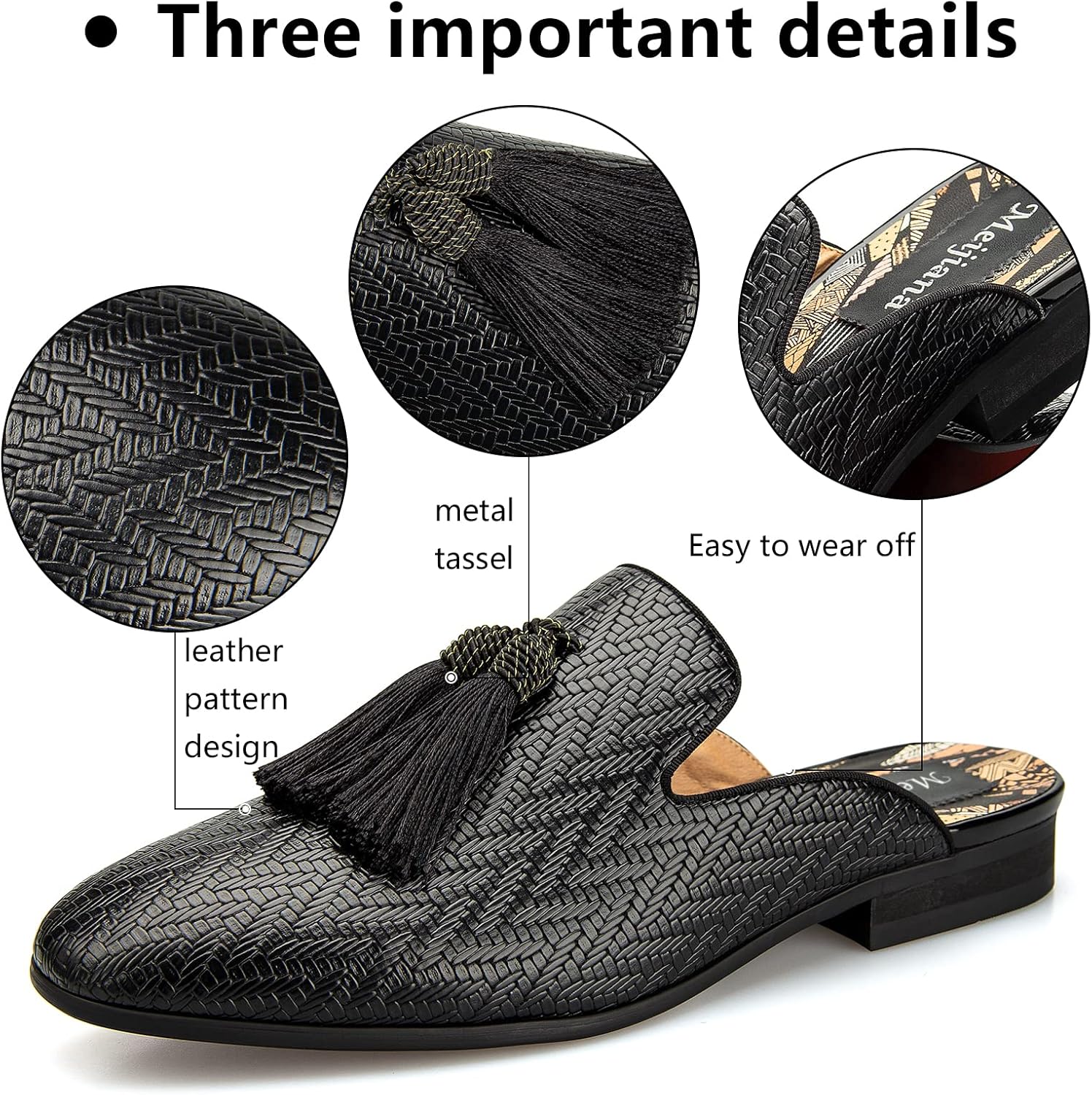 Leather Slippers Breathable Su - Men'S Formal Wear Slippers recensione e prezzo