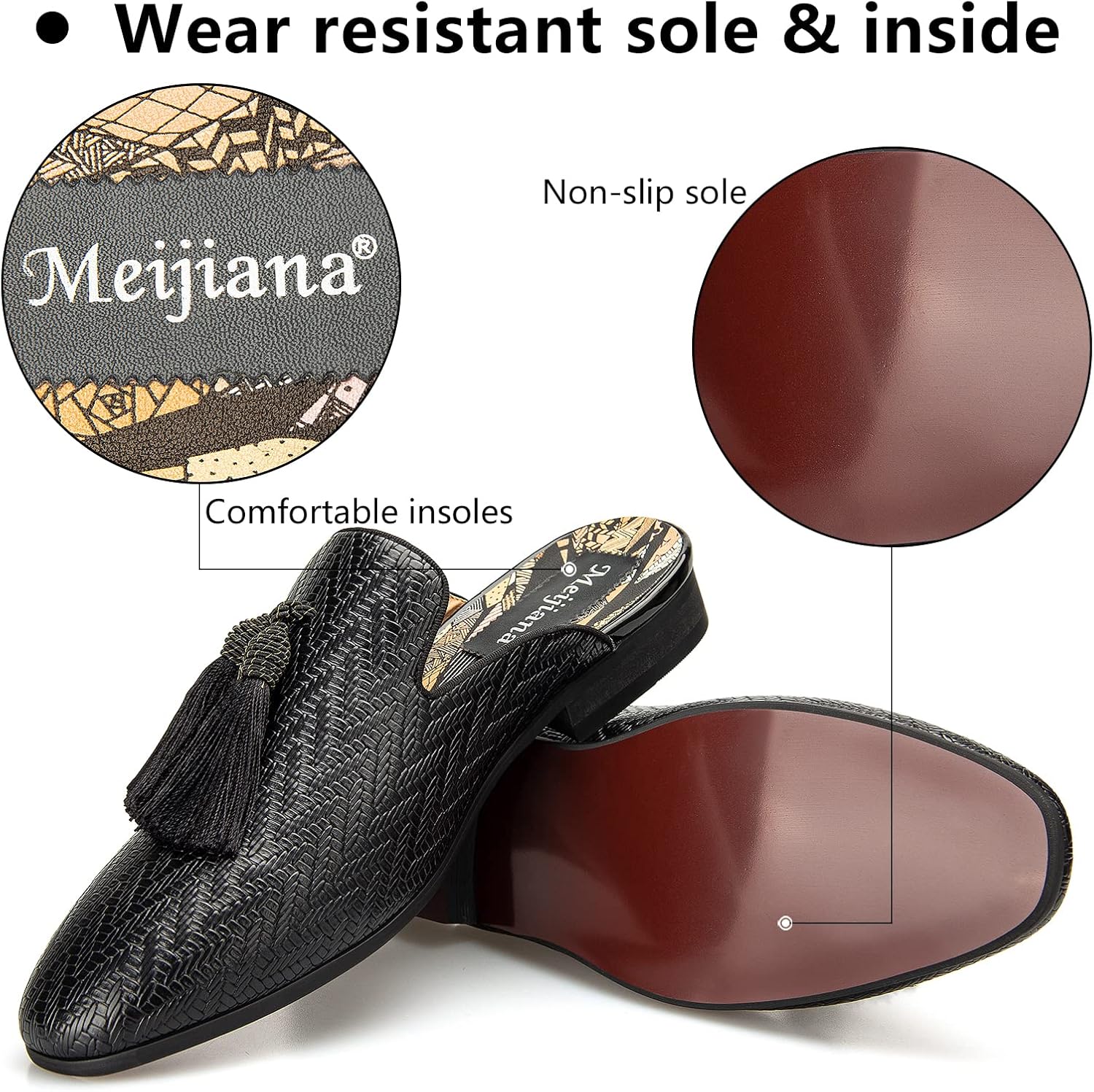 Leather Slippers Breathable Su - Men'S Formal Wear Slippers recensione e prezzo