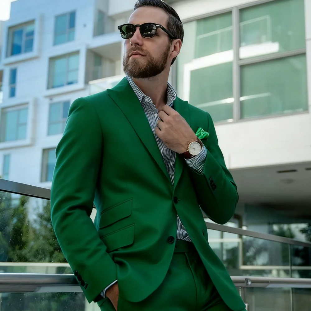 Blue Suit Men's Custom-Fit Ter - Men'S Formal Wear For Graduation recensione e prezzo