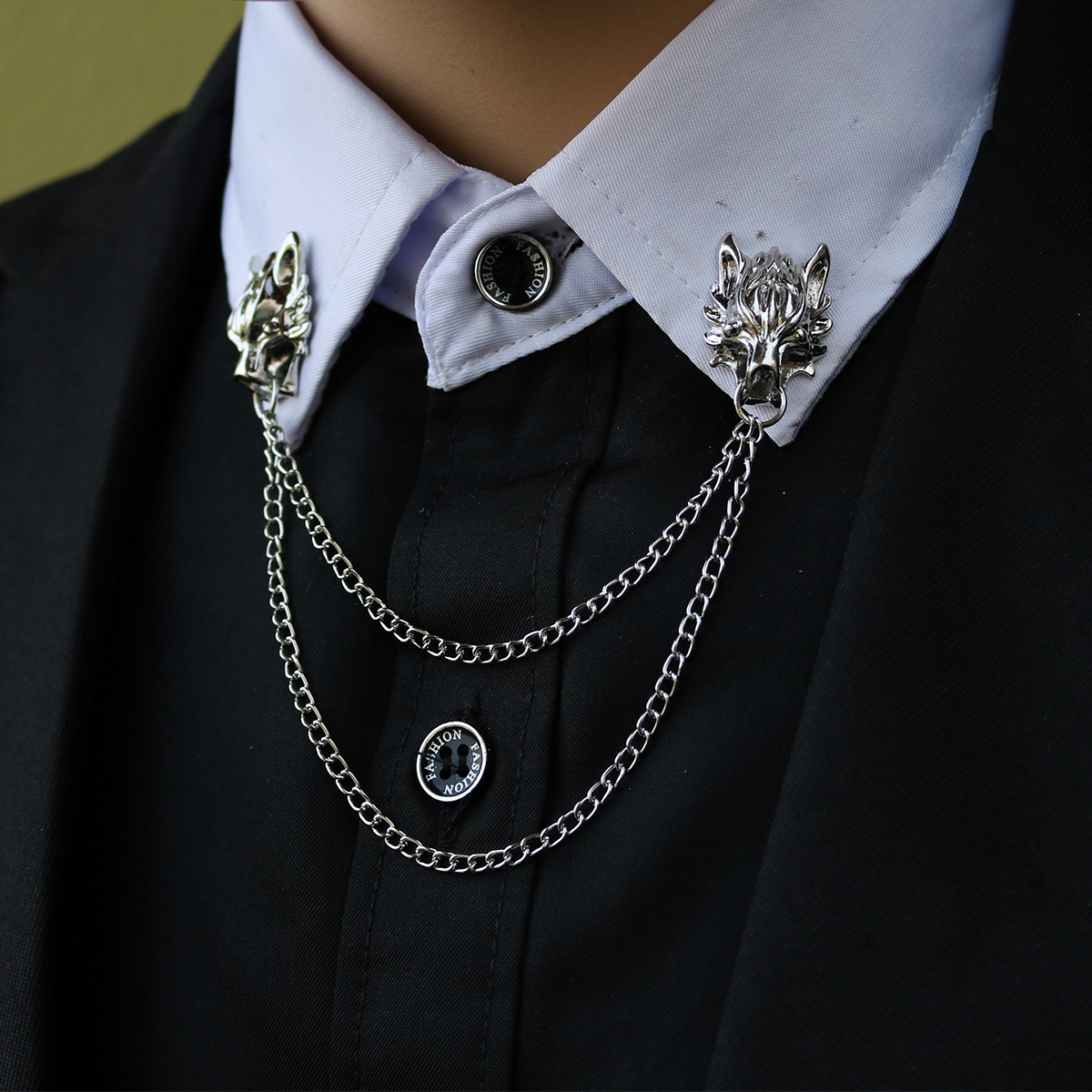 Tassel Chain Brooch Men Suit S - Men'S Formal Wear For Graduation recensione e prezzo